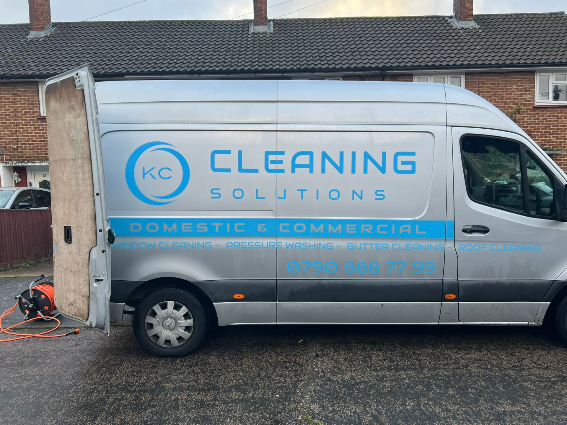 The KC Cleaning Solutions van